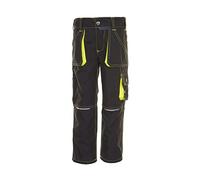 Planam 6110134 - Pantaloni junior, formato 134/140, antracite/giallo/multicolore