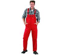 Planam 630050 - Salopette MG 290, Taglia 50, Colore: Blu, 52, Rosso Intermedio