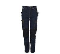 Planam 6320052 - Pantaloni in denim scuro, taglia 52, colore: blu scuro