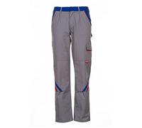 Planam Bundhose MG MFH Highline-Pantaloni da Lavoro (Taglia 106), Colore Grigio e Nero per Uomo, Zinco/Blu Fiordaliso, 0
