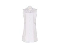'Planam - Cappotto da donna "MG senza maniche taglia 48, colore: bianco puro, 1622048