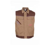 Planam Highline 2364060 - Gilet da uomo, colore kaki marrone zinco, taglia XXL