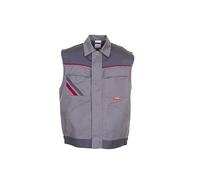 Planam Highline - Gilet da uomo in zinco ardesia rosso, modello 2361, taglia 4XL