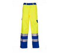 Planam Major Protect - Pantaloni da uomo con protezione di avvertimento, colore giallo grano, modello 5222, taglia 42