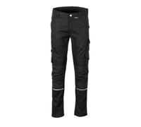 Planam Norit - Pantaloni da lavoro da uomo, diversi colori, nero/nero, 102