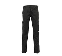 Planam Pantaloni da Donna Cargo Easy, Nero, 48