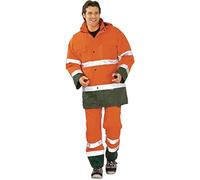 Planam Parka 2058052 - Parka Warnschutz, taglia L, colore: Arancione/Verde