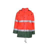 'Planam Parka "Warn protezione, taglia S IN ARANCIONE/VERDE, 1 pezzi, 2058044