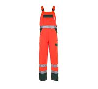 Planam Salopette da uomo, 2 colori, arancione, verde, modello 2028, taglia 90