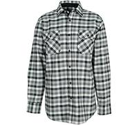Planam Taglia 41/42 Uomo Camicie Country Camicia Manica Lunga Nera a Quadretti Modello 0481