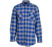 Planam Taglia 49/50 Uomo Camicie Square Blu Grano Zinco Modello 0490