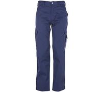 Planam - Pantaloni Casual Easy, taglia 52, Blu, 3002052