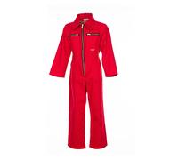 Planam - Tuta Da Rally Per Bambini, Colore: Blu, Rosso (Rosso), Taglia 170/176