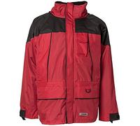 Planam Twister - Giaccone, colore blu e nero, rosso, 3132