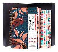 PLANBERRY Planner orario Premium - Organizzatore settimanale non datato con