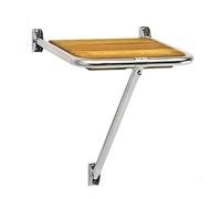 Plancetta di poppa per Barca cm 36x34 in acciaio inox e Iroko