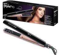 PLANCHA CABELLO BASCULANTE TITANIO LUZ LED