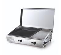 Plancha double Piastra 2 in 1 GHISA + ACCIAIO GPL E METANO 4070/Cover/M