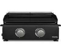 Plancha grill a gas H.KOENIG PLX1022, Potenza 0 W, altezza regolabile, Nero