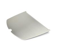 Grillrost.com Das Original Piastra Grill in Acciaio Inox | plancha Adatta a Weber Q100/1000 - sostituisce Una metà della griglia - Extra Solida