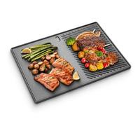 Plancha in Ghisa 43x32CM per Enders Boston 4 e 6 Barbecue, Padella da Grill per Landmann Triton 13190 3 e 4 Brenner, Enders Monroe Pro 4 SIK Turbo,Enders Boston Pro 4 SIKR,Plancha per Enders Boston 6