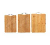 Planche a Decouper, 3 Pcs en Bois Double Face Différentes Tailles Planche a Decouper Bois pour Légumes, Fruits, Viande