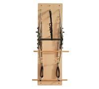 Planche a molla da parete completa in acciaio e legno Cuore Pilates Beige 30 cm