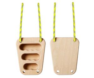 Planche D'Entraînement Pour Escalade Et Renforcement Des Doigts - Double Prise d'Escalade Amovible -Kit d'Entraînement en Bois Pour Doigts - Maison Extérieur Fitness Hommes Femmes Grimpeurs Réé