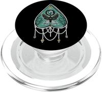 Planchette di cristallo della falena strega PopSockets PopGrip per MagSafe