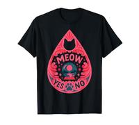 Planchette Gatto Witchy Goblincore Occulto Pastel Goth Wicca Maglietta