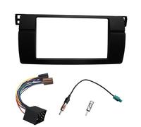 Plancia Mascherina Autoradio Per BMW Serie 3 E46 1998-2005 DVD Stereo Pannello Dash Mount Refitting Trim Kit Cornice CD Lunetta Auto Pannello Telaio Radio(Version A ISO)