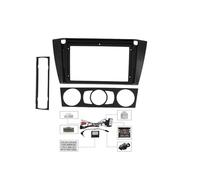 Plancia Mascherina Autoradio Per BMW Serie 3 E90 E91 E92 E93 2006-2011 2Din Autoradio Fasce Telaio Multimedia Cavo Di Alimentazione Canbus BOX Kit Auto Pannello Telaio Radio(Frame an canbus)
