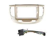 Plancia Mascherina Autoradio Per Kia Per Rio2 Per Rio 2 2005-2011 Cruscotto Refitting Stereo 9 Pollici Car Fascia Pannello Rivestimento Kit Auto Pannello Telaio Radio(Frame-beige-B-cord)
