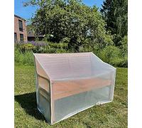 Plane B Copertura per panca da giardino, impermeabile, resistente ai raggi UV e antivento, per panca da giardino, per 4 posti (190 x 66 x 63/89 cm)