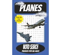 Plane Word Search Puzzle Book: Word Searches with Easy to Read Print about Planes, Vacations, Air Travel and More | 6x9 inches, 110 pages | 50+ Puzzles ... Gift for Vacations, Holidays and Free Time