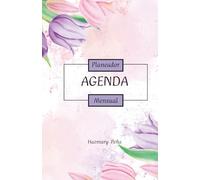 Planeador Mensual Rosado: Agenda Mensual Atemporal: Organiza tu mes con claridad y propósito con una hermosa agenda rosa de flores en cualquier dia del año