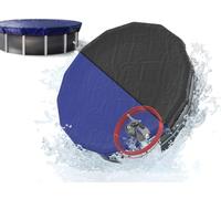 Planenfux® Copertura invernale per piscine rotonde Ø 488 cm (460-500 cm) | Copertura 2-in-1 rotonda in materiale PE da 200g/m² | Resistente ai raggi UV per estate e inverno | Telo solare | Ø560 cm