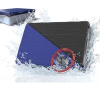 Planenfux® Copertura invernale rettangolare per piscine 300x200 cm | Telo 2-in-1 in PE 200g/m² | Resistente ai raggi UV per estate e inverno | Copertura solare per piscina | 360x260 cm