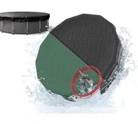 Planenfux® Copertura invernale rotonda per piscine Ø 460 cm (420-460cm) | Telo 2-in-1 in PE 200g/m² | Resistente UV estate & inverno | Ø520cm Copertura invernale per piscina