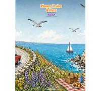 Planes, Trains & Cars: Coloring Book - Advanced Detailed Scenes For All Ages