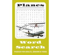 Planes Word Search Puzzle Book: Word Searches with Easy to Read print about Planes, Planes Parts, Planes Performance and More | 6 x 9 inches, 110 pages ... for Vacations, Holidays, and Leisure