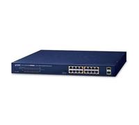 Planet 16 porte 10/100/1000T 802.3at, GSW-1820HP