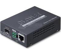 Planet 802.3at Poe+ PD convertitore multimediale di Rete 2000 Mbit/s Nero