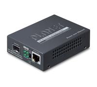 Planet 802.3at Poe+ PD convertitore multimediale di Rete 2000 Mbit/s Nero