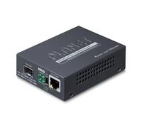 PLANET 802.3at PoE+ PD convertitore multimediale di rete 2000 Mbit/s Nero (802.3