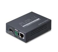 PLANET 802.3at PoE+ PD convertitore multimediale di rete 2000 Mbit/s Nero (802.3at PoE+ PD - 10/100/1000BASE-T to - 100/1000BAS NEW