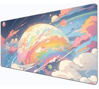 Planet Anime Mouse Pad, tastiera da gioco XXL (90 x 40 x 3 cm) Gomma antiscivolo Base - Superficie liscia - Anime Desktop MousePad Ufficio - Large Computer Mouse Pad