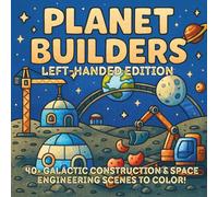Planet Builder: Left-Handed Edition: Space Construction, Cosmic Engineering & Galactic Design - A STEM-Inspired Coloring Book of Futuristic Machines and Interplanetary Inventions