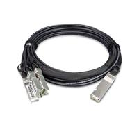 PLANET CB-QSFP4X10G-3M cavo a fibre ottiche QSFP+ 4x SFP+ Nero