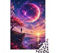 Planet City - Puzzle da 1000 pezzi, per interni, per adulti | 38 x 26 cm, per amanti dell'arte, regalo di compleanno, cartone, calma l'umore, vestibilità su misura